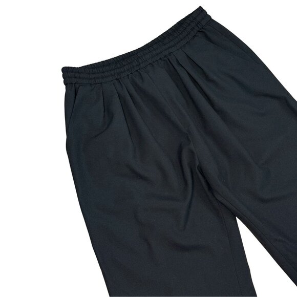 ZINŌ Nino Black Wool Blend Elastic Waist Trouser $381 EUC S - Picture 3 of 6